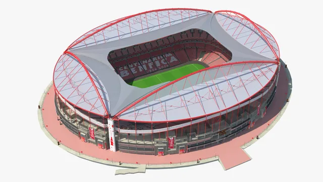 Architecture & Landmarks 3D models - Sport Lisboa e Benfica Stadium