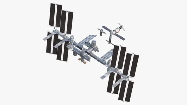 Space & Sci-Fi 3D models - International Space Station Habitable Artificial Satellite