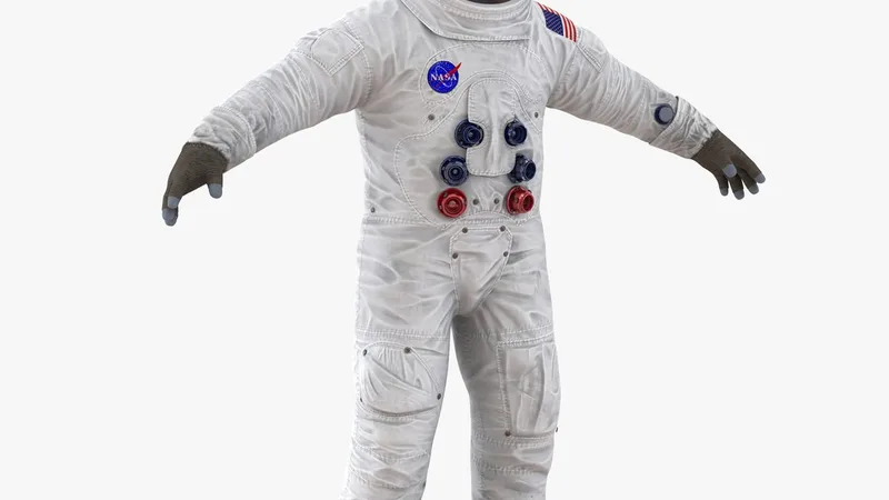 A7L Apollo and Skylab Spacesuit 2 3D Model preview