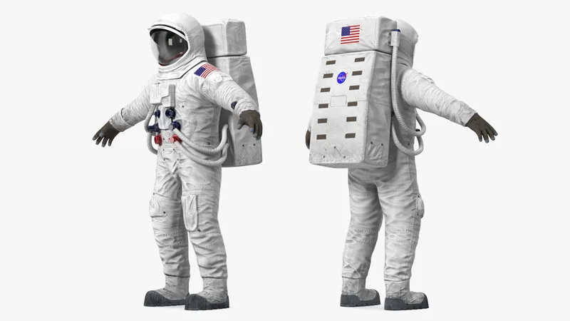 A7L Apollo and Skylab Spacesuit 3D Model preview