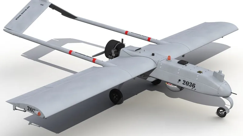 AAI RQ-7 Shadow UAV 3D model preview