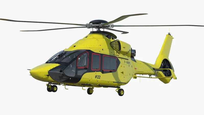 Airbus H160 3D model preview