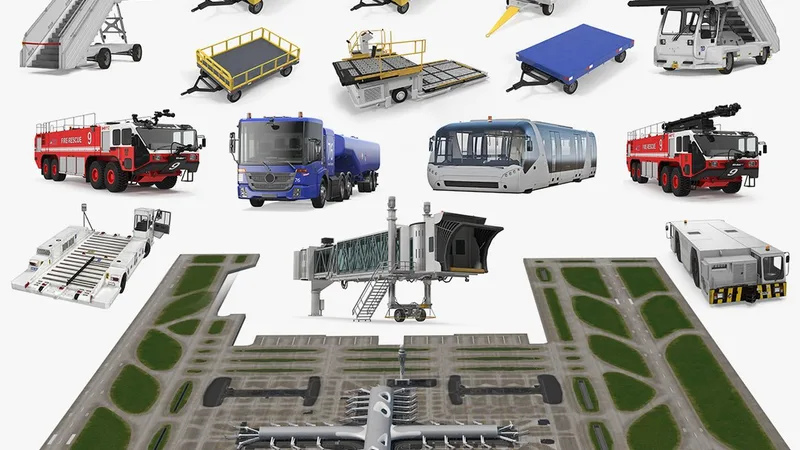 Airport Big Collection 3D model preview
