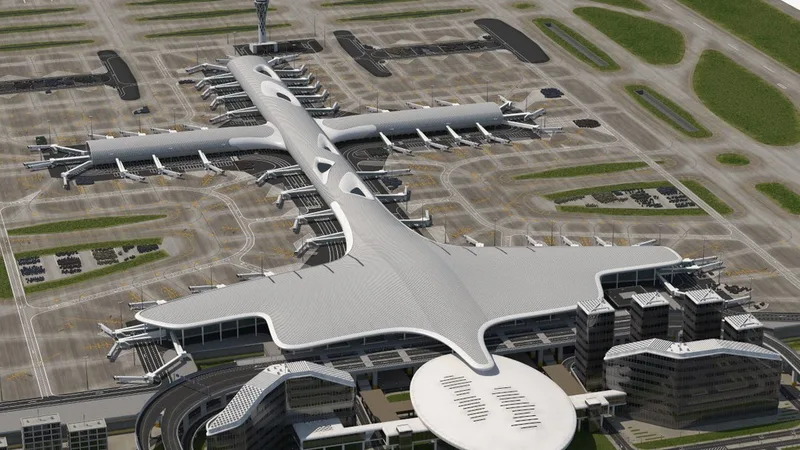 Airport Infrastructure 3D model preview