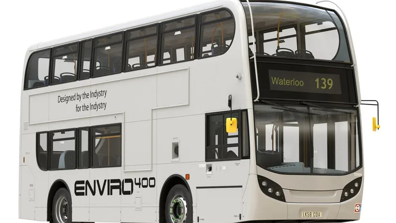 Alexander Dennis Bus Enviro400 Simple Interior 3D model preview