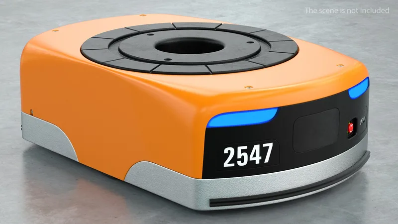 Amazon Kiva Warehouse Robot 3D model preview
