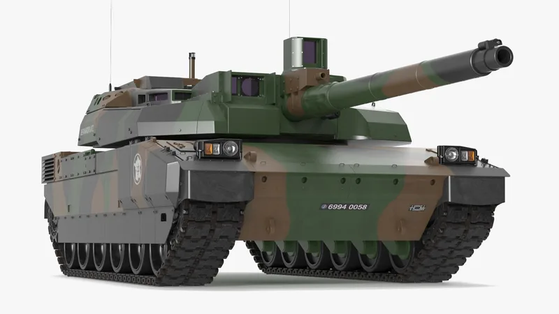 AMX-56 Leclerc French Main Battle Tank 3D model preview