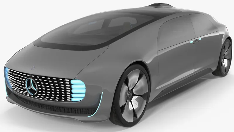 Autonomous Concept Car Mercedes Benz F015 3D model preview
