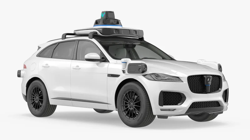 Autonomous Ride-Hailing SUV White Simplified 3D model preview