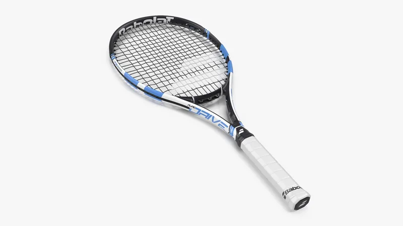 BABOLAT Pure Drive Tennis Racquet Blue 3D model preview