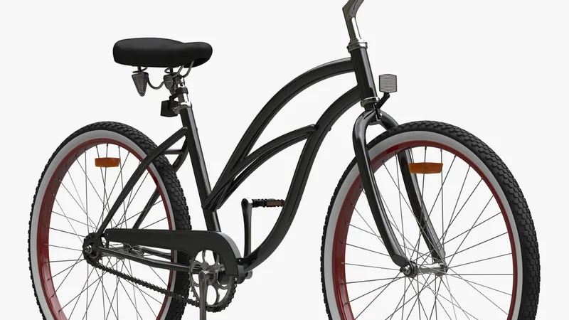 Beach Bike Generic 3D model preview