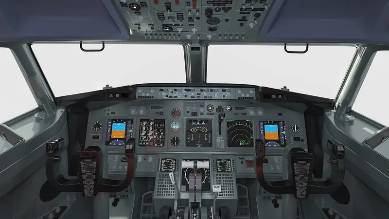 Boeing 737 Cockpit 3D model preview