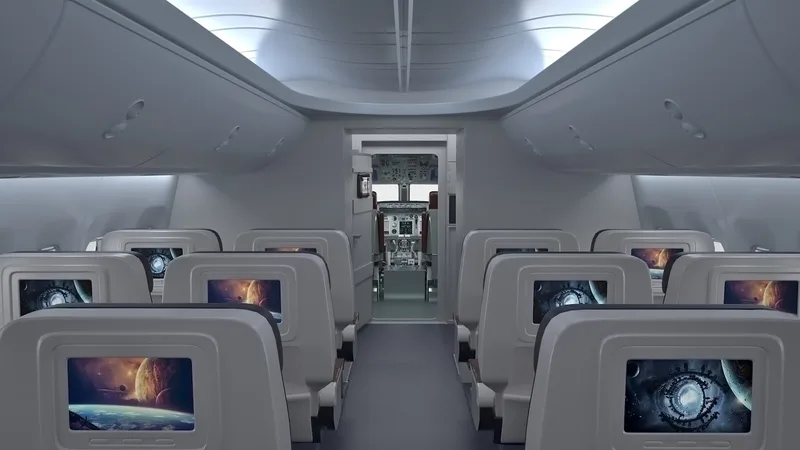 Boeing 737 Interior 3D model preview