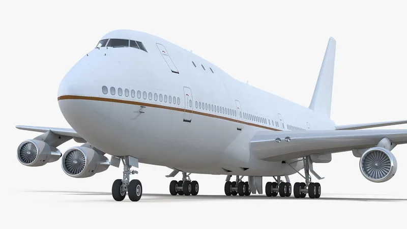 Boeing 747-100B Generic 3D model preview
