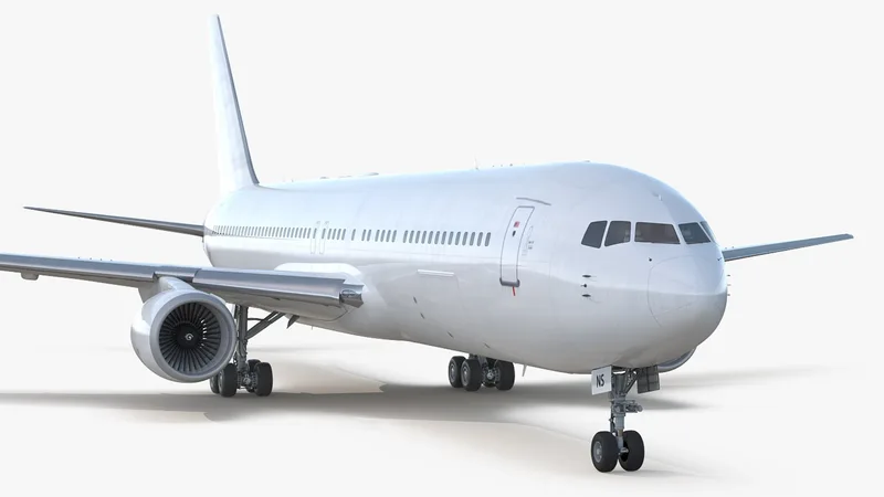 Boeing 767-300 Generic 3D model preview