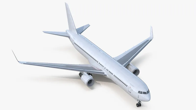 Boeing 767-300ER Generic 3D model preview