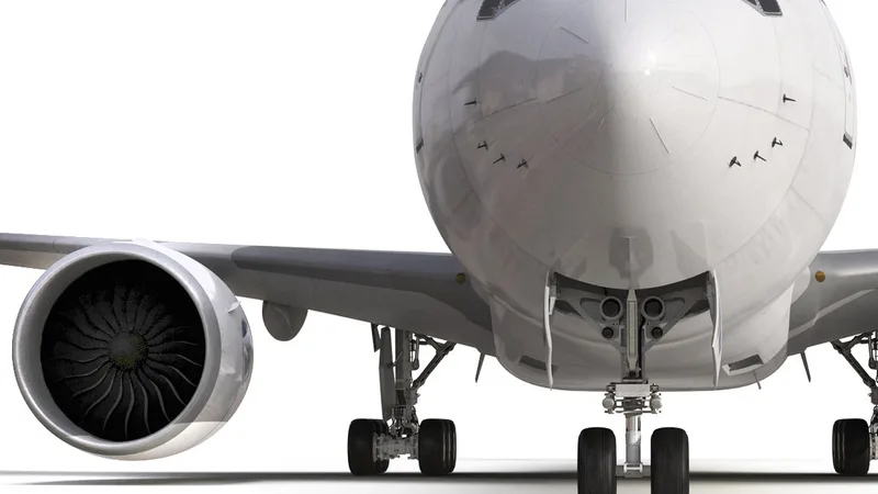 Boeing 777-200 Generic 3D model preview