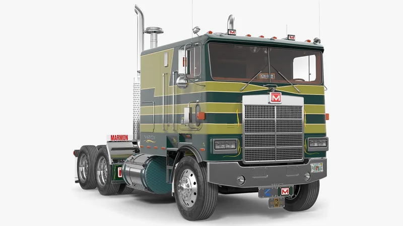 Cabover Truck Marmon 110P 3D model preview