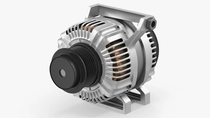 Car Alternator 3D model preview