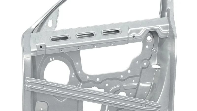 Car Door Frame 3D model preview