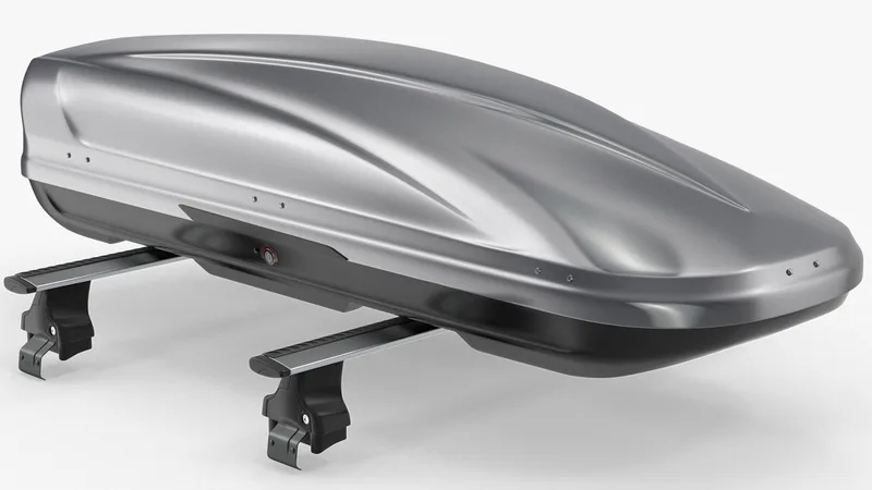 Car Roofbox with Trunk Generic 3D model preview