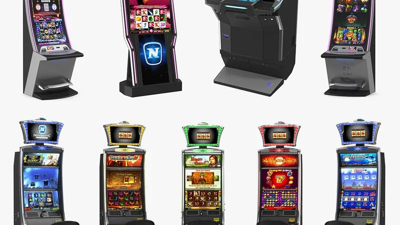 Casino Slot Machines Collection 4 3D model preview