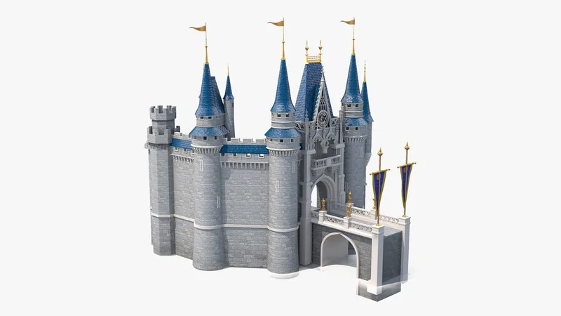 Castle Entrance 3D model preview