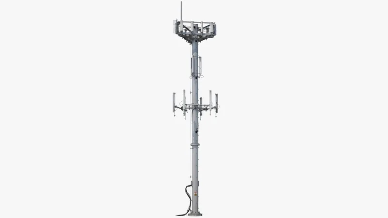 Cell Tower 3D model preview