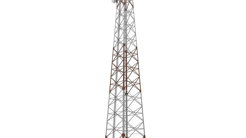 Cellphone Tower 3D model preview
