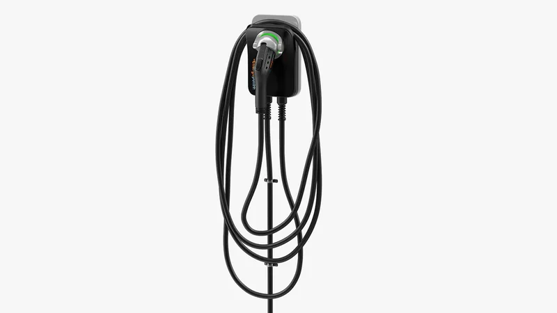 ChargePoint Electric Vehicle Charging Station 3D model preview