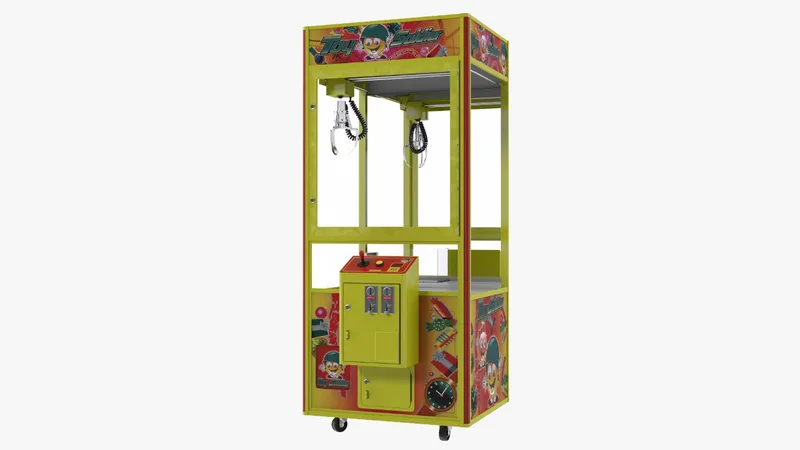 Claw Vending Machine Empty 3D model preview