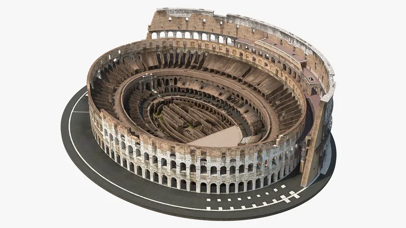 Colosseum 3D model preview