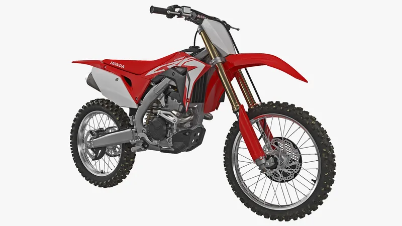 Competition Motorcycle Honda CRF250R 2018 3D model preview