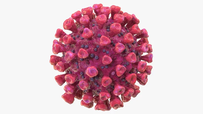 Coronavirus 2019-nCoV SARS-CoV-2 3D model preview