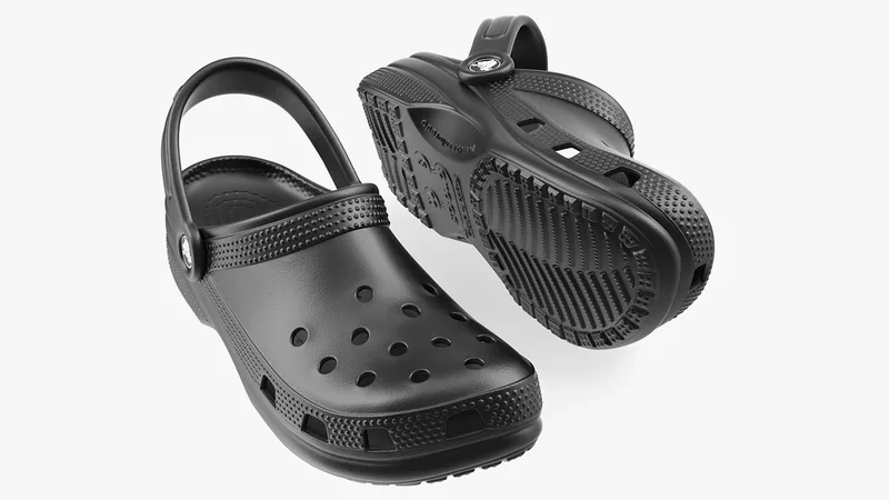 Crocs Coast Clog Black 3D model preview