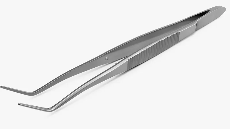 Dental Tweezer 3D model preview