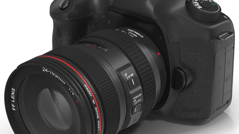 Digital Camera SLR Generic 3D model preview