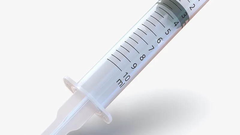 Disposable Syringe 10ml 3D model preview