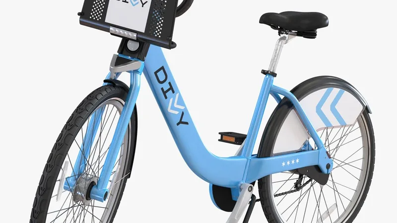 Divvy Bike 3D model preview