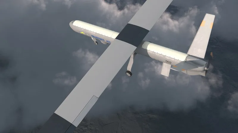 Elbit Hermes 450 Israel UAV 3D model preview