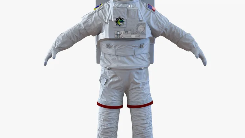 Extravehicular Mobility Unit Rigged 3D model preview