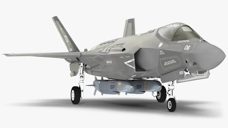 F-35 Carrying Storm Shadow Missiles 3D model preview