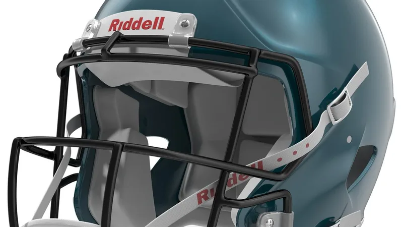 Football Helmet 3 Riddell 3D model preview