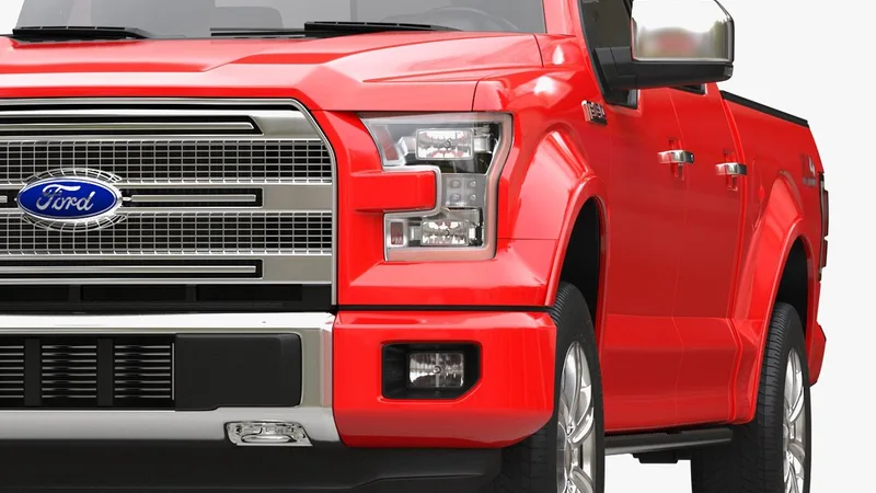 Ford F-150 SuperCrew 2015 3D model preview