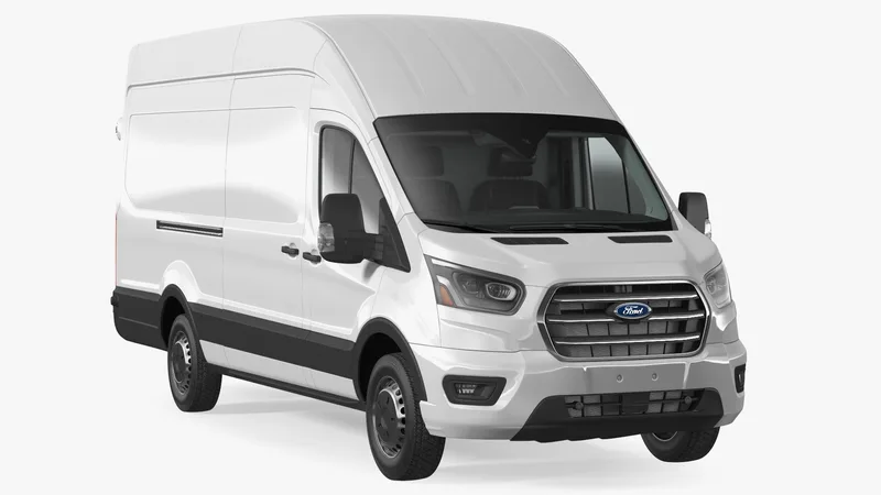 Ford Transit Cargo 2020 3D model preview