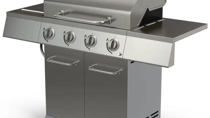 Gas Grill 3D model preview