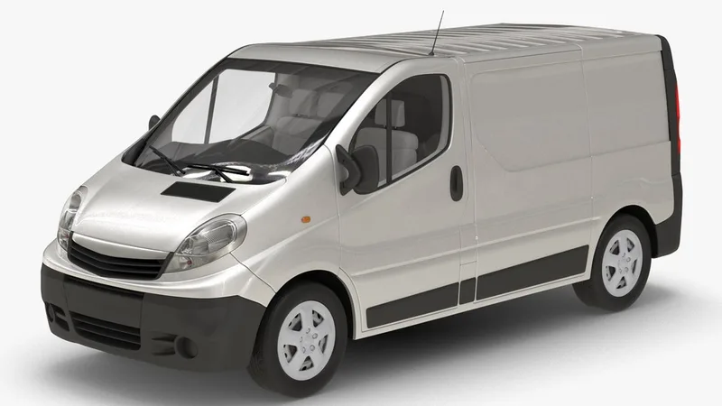 Generic Van 3D model preview