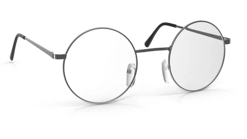 Glasses 3D model preview