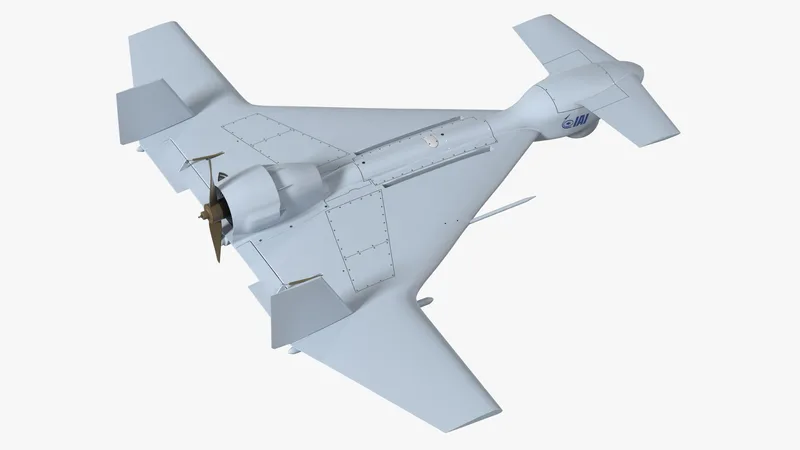 IAI Harop UAV 3D model preview