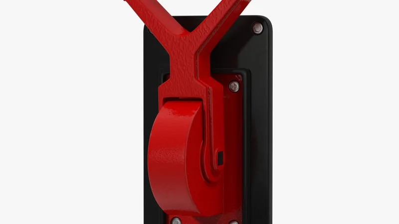 Industrial Power Switch 3D model preview